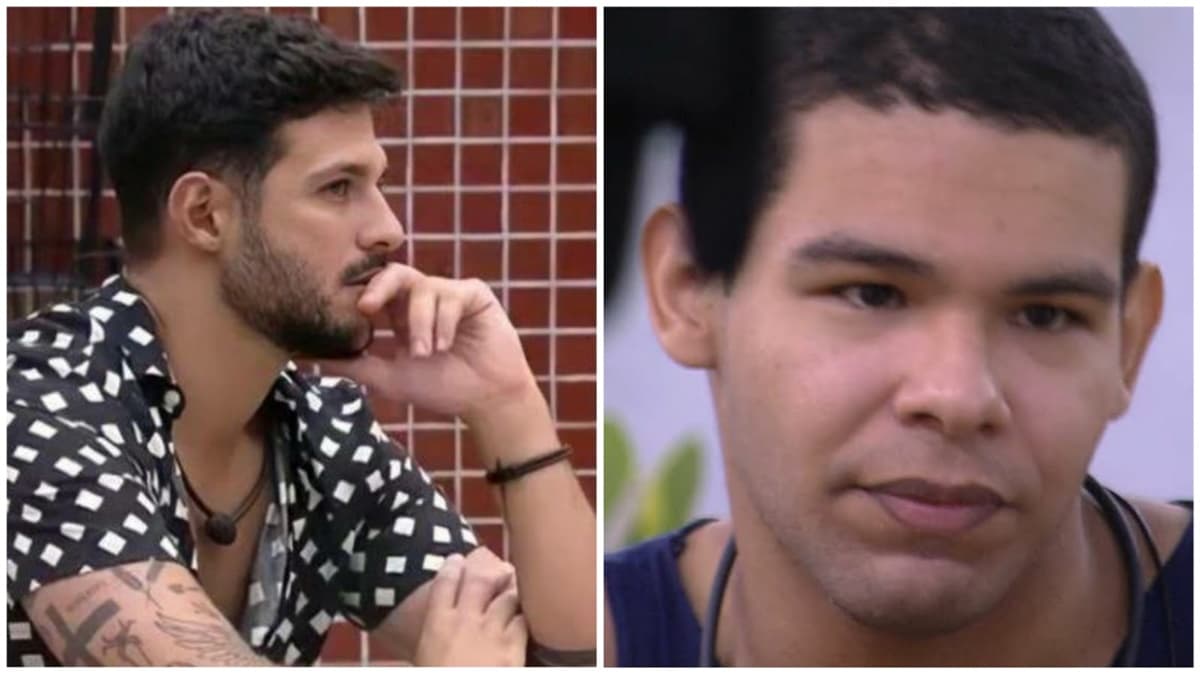 Vyni dz que rodrigo tem pênis pequeno no BBB22 (Montagem/ Internet) Vyni dz que rodrigo tem pênis pequeno no BBB22 (Montagem/ Internet)