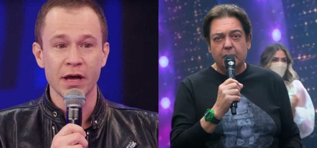 Faustão faz anúncio sobre Tiago Leifert na Band e se emociona em gravação: "Eu não tinha a menor condição"