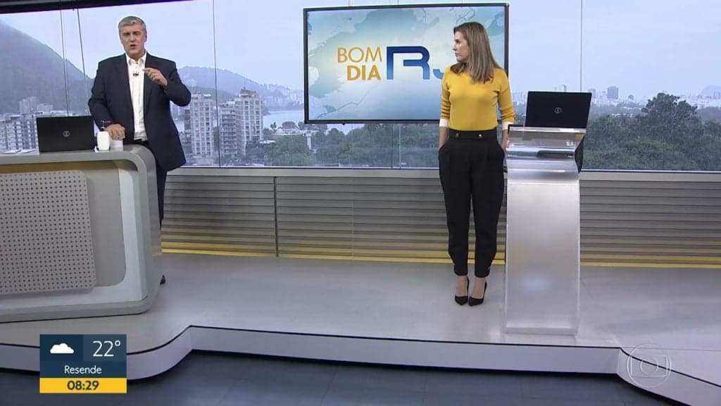 Flávio Faschel e Silvana Ramiro entraram com plantão do Bom Dia Rio Flávio Faschel e Silvana Ramiro entraram com plantão do Bom Dia Rio