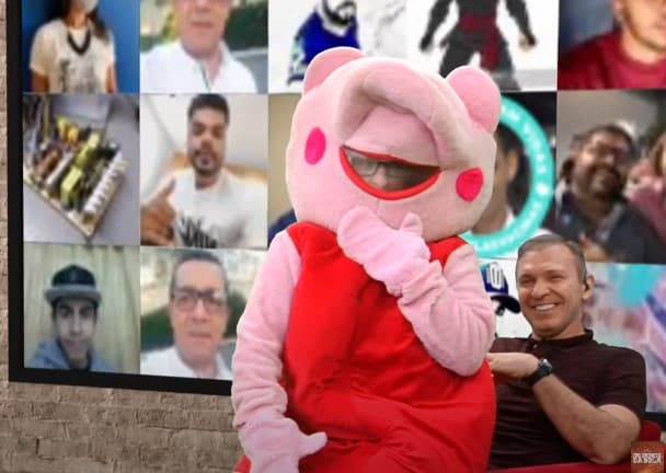 Neto se sentou no colo do Velloso Neto se sentou no colo do Velloso