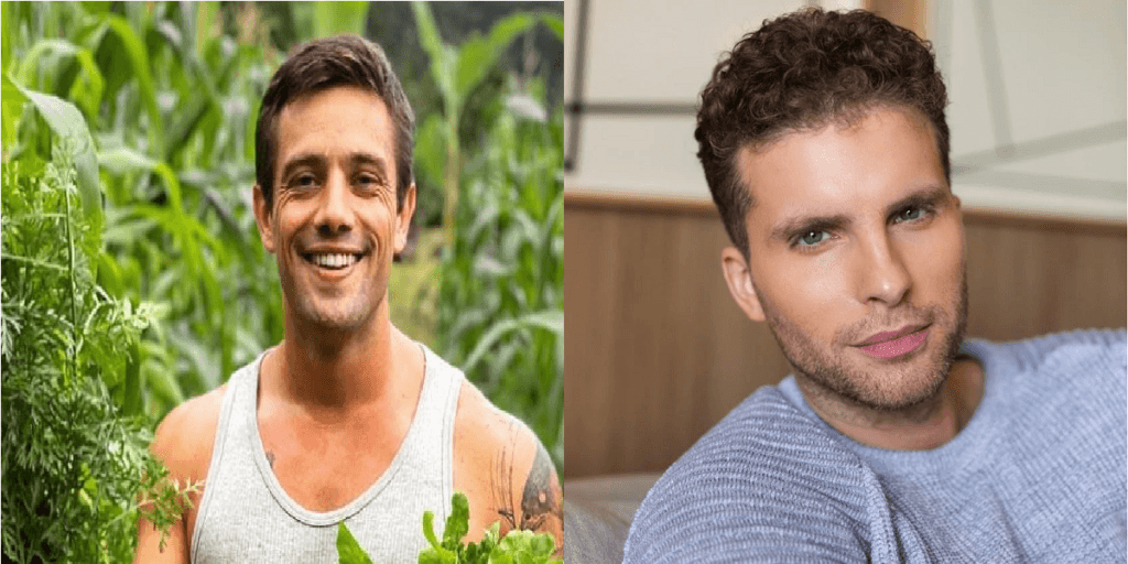 Rafael Cardoso, aos 36 anos, e Thiago Fragoso, aos 40, publicam foto de suas esposas