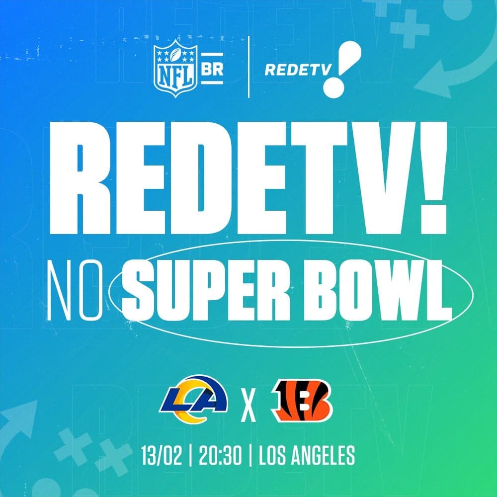 RedeTV anunciou o SuperBowl, a final da NFL RedeTV anunciou o SuperBowl, a final da NFL