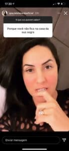 Graciele Lacerda responde por que não mora mais com a sogra (Foto: Reprodução/Instagram) Graciele Lacerda responde por que não mora mais com a sogra (Foto: Reprodução/Instagram)