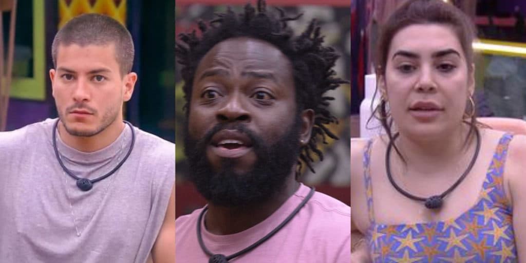 Enquete BBB22: Arthur, Douglas e Naiara estão no paredão; vote em quem você quer que saia