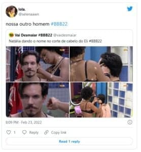 Internautas reagem a mudança no visual de Eliezer e elogiam o brother (Foto: Reprodução / Twitter) Internautas reagem a mudança no visual de Eliezer e elogiam o brother (Foto: Reprodução / Twitter)