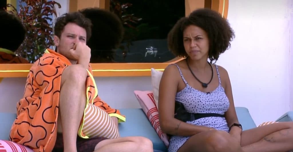 BBB22: Jessilane em conversa com Lucas detona brothers: "Saco cheio desse povo falso"
