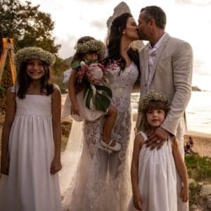 Foto do casamento de Kyra Grace e Malvino Salvador depois de 6 anos de união (Foto: Divulgação) Foto do casamento de Kyra Grace e Malvino Salvador depois de 6 anos de união (Foto: Divulgação)