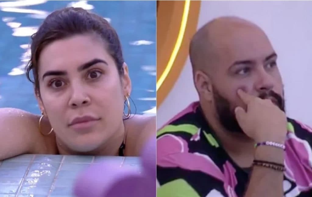 BBB22: Intimidade?! Naiara solta pum na cara de Tiago e zomba: "Cheirou tudo"