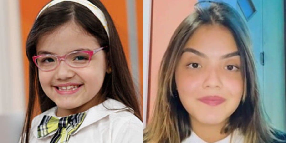 Stefany Vaz em "Carrossel" e atualmente (Foto: Divulgação/SBT/Reprodução/Instagram) Stefany Vaz em "Carrossel" e atualmente (Foto: Divulgação/SBT/Reprodução/Instagram)