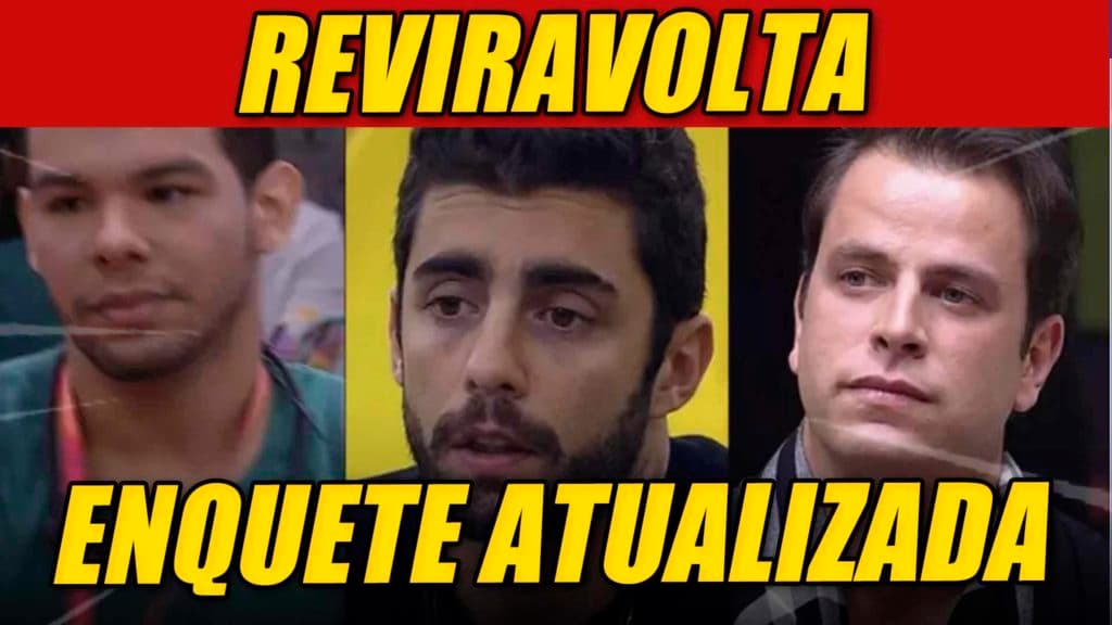 BBB22: Enquete atualizada tem REVIRAVOLTA com Vyni, Pedro Scooby e Gustavo no paredão