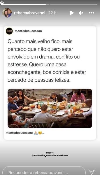 De acordo com Rebeca Abravanel, seu maior desejo é ver família bem (Reprodução) De acordo com Rebeca Abravanel, seu maior desejo é ver família bem (Reprodução)