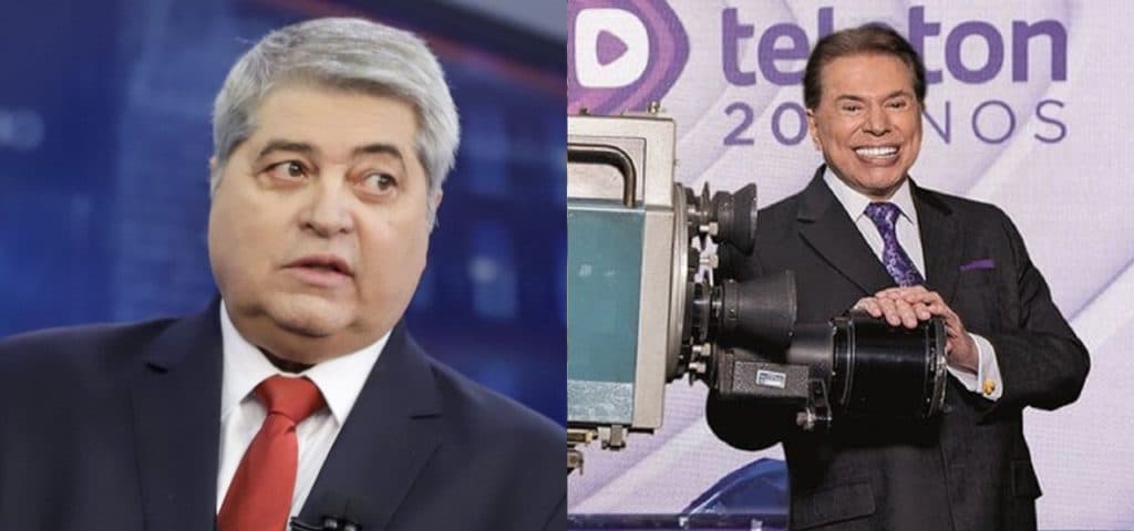Datena debocha de Silvio Santos e dá recado amargo na Band: "Não foi você que inventou a televisão"