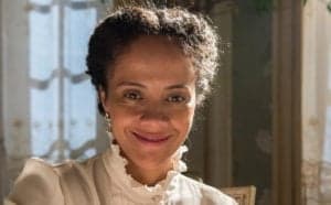 Aline Borges em Éramos Seis (2019): ela será a segunda mulher do vilão Tenório em Pantanal (Foto: Reprodução / Globo) Aline Borges em Éramos Seis (2019): ela será a segunda mulher do vilão Tenório em Pantanal (Foto: Reprodução / Globo)