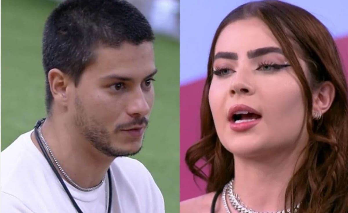 Arthur Aguiar e Jade Picon eram inimigos mortais no BBB22 (Foto: Reprodução/Montagem) Arthur Aguiar e Jade Picon eram inimigos mortais no BBB22 (Foto: Reprodução/Montagem)