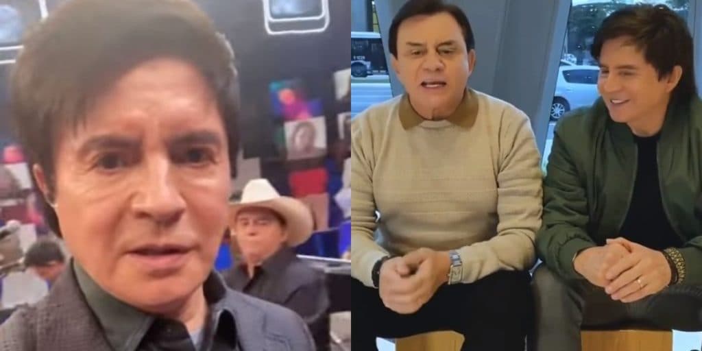 Após 50 anos de carreira, Xororó expõe desfecho final com Chitão e público chora: "Felizes demais"