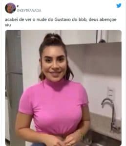 Web fica em polvorosa com nudes de Gustavo do BBB22 (Foto: Reprodução / Twitter) Web fica em polvorosa com nudes de Gustavo do BBB22 (Foto: Reprodução / Twitter)