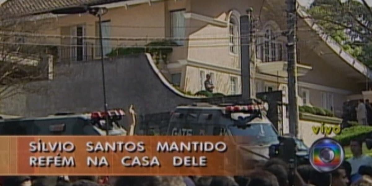 Plantão sobre sequestro de Silvio Santos (Foto: Reprodução/TV Globo) Plantão sobre sequestro de Silvio Santos (Foto: Reprodução/TV Globo)