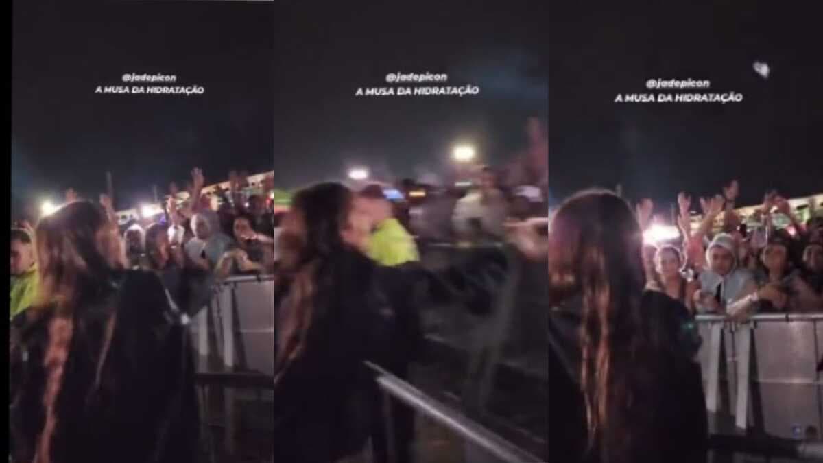 Jade Picon vira meme no Lollapalooza (Foto: Reprodução/Montagem/Instagram): Jade Picon vira meme no Lollapalooza (Foto: Reprodução/Montagem/Instagram):
