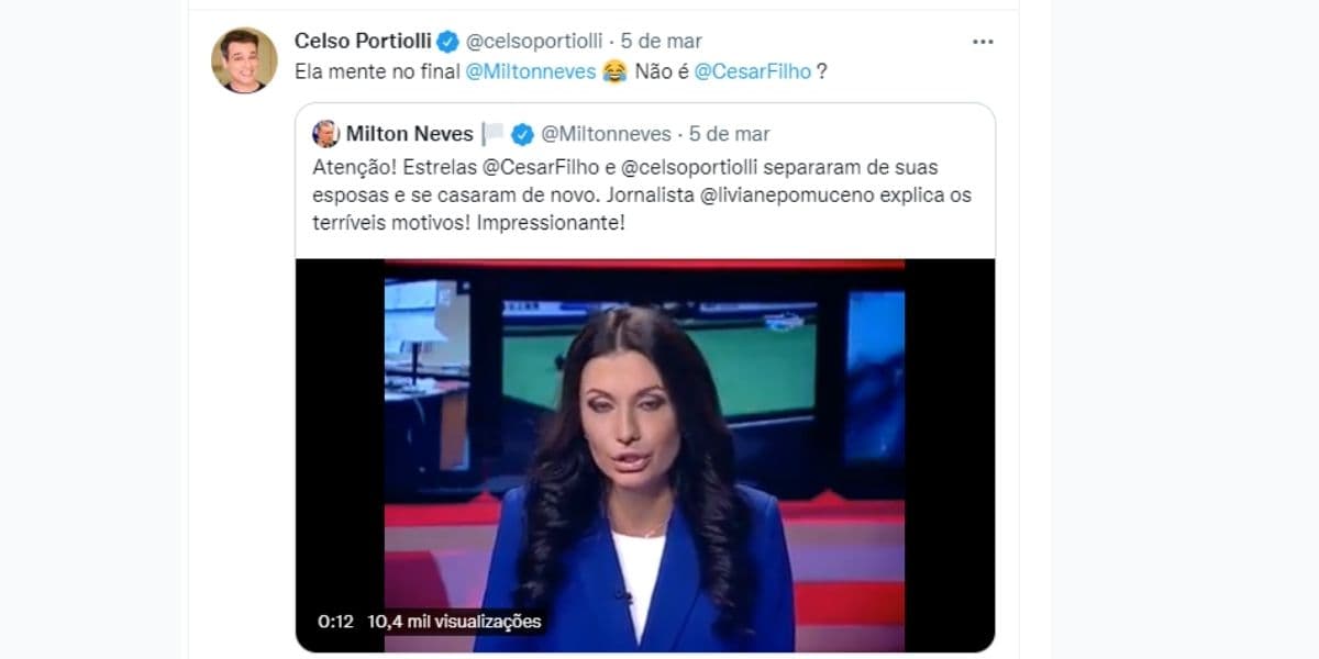 Apresentador da Band anuncia divórcio de Celso Portiolli, confirma novo casamento e assume: "Terríveis motivos" Apresentador da Band anuncia divórcio de Celso Portiolli, confirma novo casamento e assume: "Terríveis motivos"