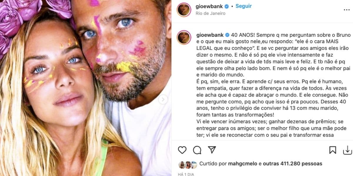 Giovanna Ewbank e Bruno Gagliasso (Reprodução) Giovanna Ewbank e Bruno Gagliasso (Reprodução)