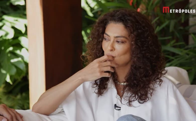 Juliana Paes em entrevista com Léo Dias Juliana Paes em entrevista com Léo Dias