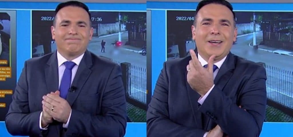 Reinaldo Gottino se emociona em programa