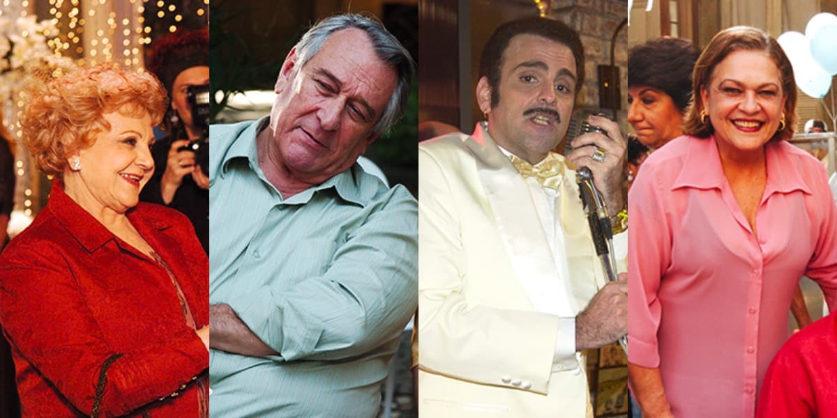 Eva Todor, Paulo Goulart, Guilherme Karam e Regina Maria Dourado em "América" (Foto: Divulgação/TV Globo) Eva Todor, Paulo Goulart, Guilherme Karam e Regina Maria Dourado em "América" (Foto: Divulgação/TV Globo)