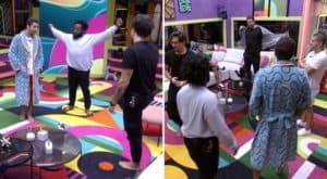 BBB22: Brothers estranham programa ao vivo e ficam apreensivos: "Tem coisa aí" (Foto: Reprodução / Globoplay) BBB22: Brothers estranham programa ao vivo e ficam apreensivos: "Tem coisa aí" (Foto: Reprodução / Globoplay)