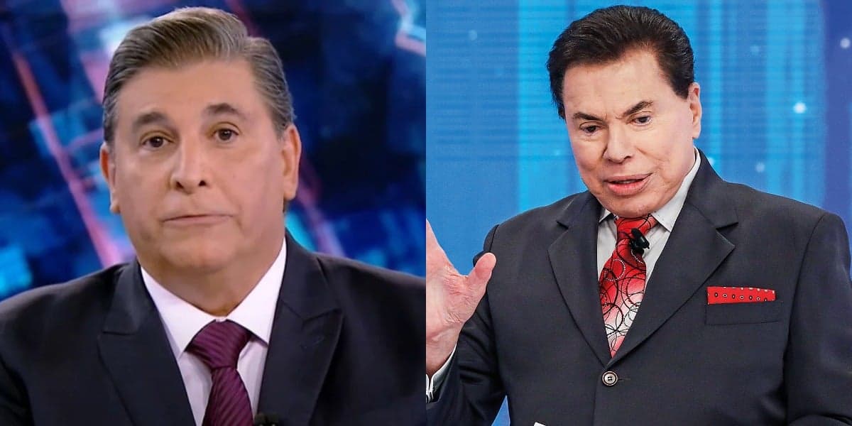 Carlos Nascimento e Silvio Santos (Foto: Reprodução) Carlos Nascimento e Silvio Santos (Foto: Reprodução)