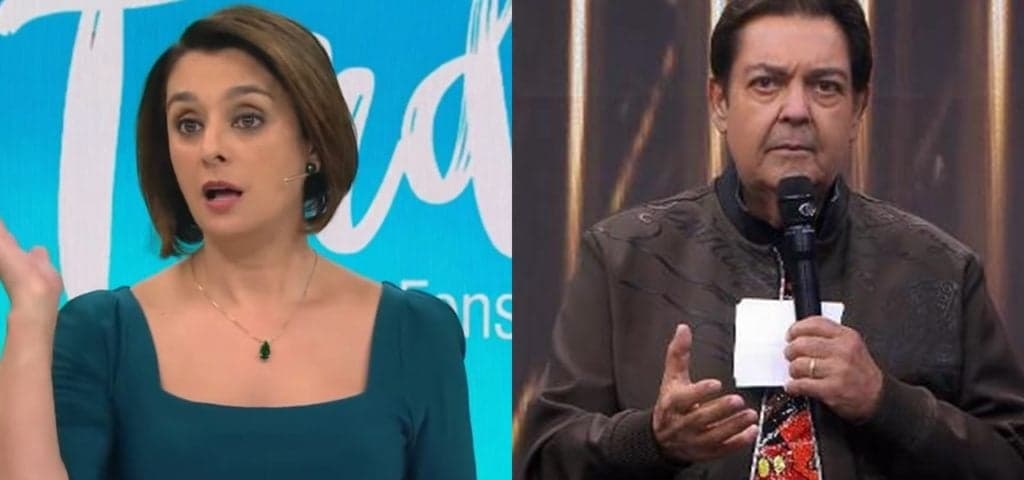 "Eu nem poderia falar", Catia Fonseca peita Faustão, fura anúncio da Band e expõe segredo do apresentador