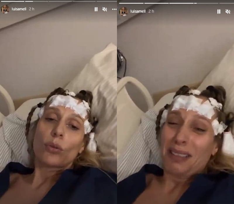Luísa Mell surgiu na cama do hospital e desabafou sobre o seu estado de saúde Luísa Mell surgiu na cama do hospital e desabafou sobre o seu estado de saúde