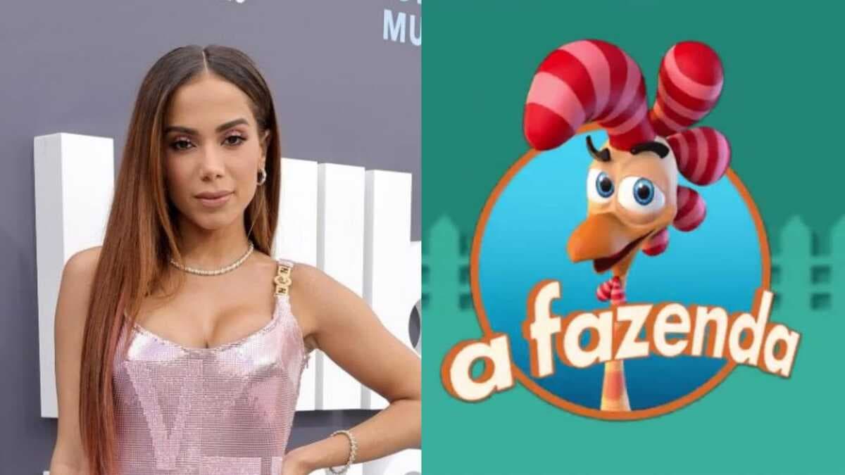 Anitta revela no Twitter que participará de A Fazenda, na Record (Foto: Reprodução/Montagem) Anitta revela no Twitter que participará de A Fazenda, na Record (Foto: Reprodução/Montagem)