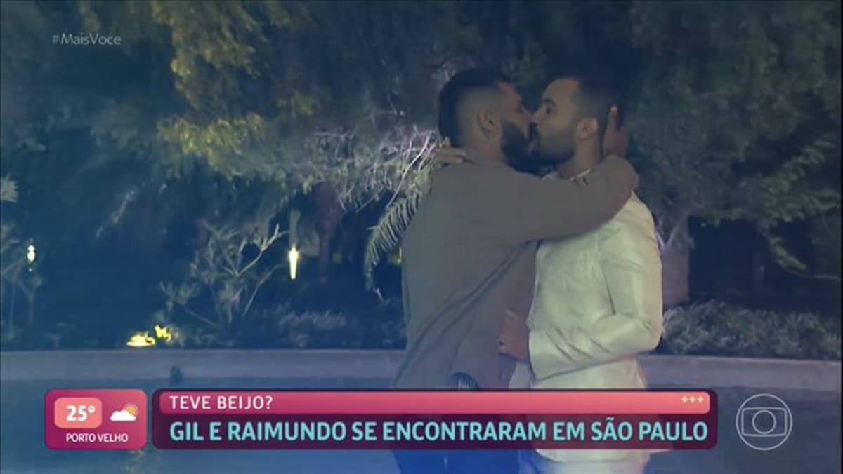 Beijo gay de Gil do Vigor foi exibido no "Mais Você" Beijo gay de Gil do Vigor foi exibido no "Mais Você"