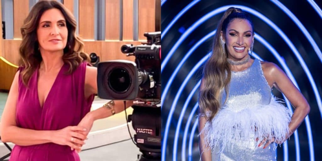 Fátima Bernardes, prestes a sair do Encontro, vê Poeta renegar programa e detona no ar: "Eu criei isso aqui" Fátima Bernardes, prestes a sair do Encontro, vê Poeta renegar programa e detona no ar: "Eu criei isso aqui"