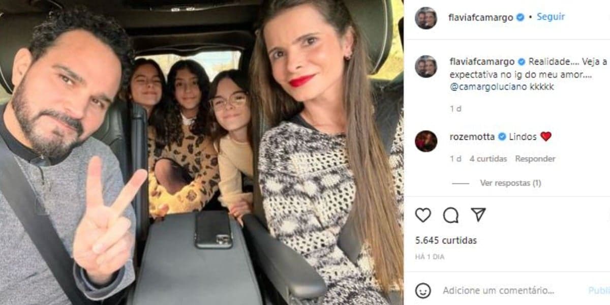 Luciano Camargo brincou nas redes sociais (Foto: Reprodução/Instagram) Luciano Camargo brincou nas redes sociais (Foto: Reprodução/Instagram)
