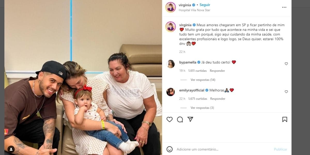 "Tudo tem um porquê", Virgínia se reúne com Zé Felipe para anúncio e Poliana Rocha se envolve: "Sigo aqui" "Tudo tem um porquê", Virgínia se reúne com Zé Felipe para anúncio e Poliana Rocha se envolve: "Sigo aqui"