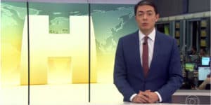 Alan Severiano anunciou demissão no "Jornal Hoje" (Foto: Reprodução/TV Globo) Alan Severiano anunciou demissão no "Jornal Hoje" (Foto: Reprodução/TV Globo)