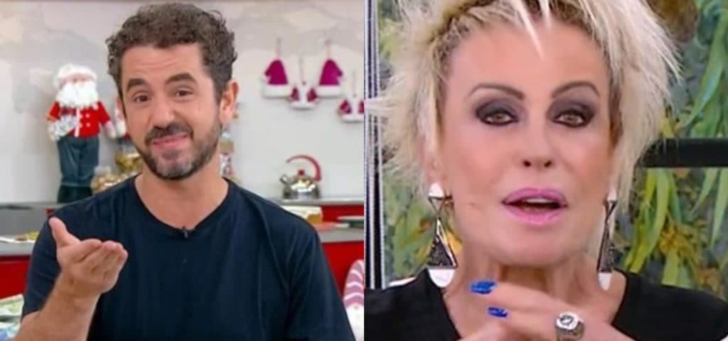 Ana Maria Braga e Felipe Andreoli protagonizam um momento inusitado