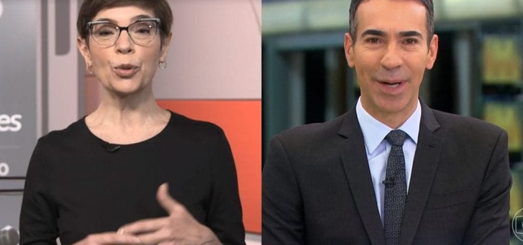 Renata Lo Prete corta César Tralli no JH, peita o âncora na Globo e faz anúncio ao vivo: "A partir de hoje"