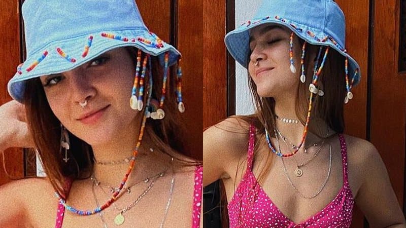 Mel Maia choca ao puxar biquíni e mostrar detalhes da virilha em foto marcante: "esculpida"