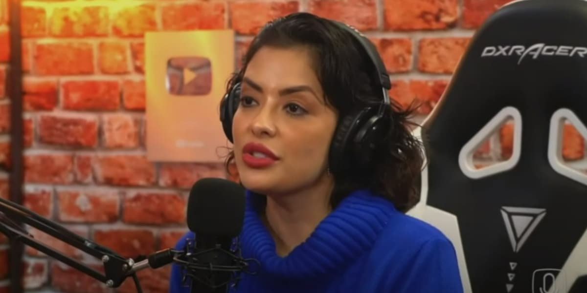 Li Martins no "Link Podcast" (Foto: Reprodução/YouTube) Li Martins no "Link Podcast" (Foto: Reprodução/YouTube)