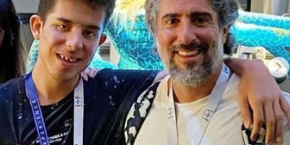 Apresentador Marcos Mion e seu filho Romeo - Reprodução Instagram Apresentador Marcos Mion e seu filho Romeo - Reprodução Instagram