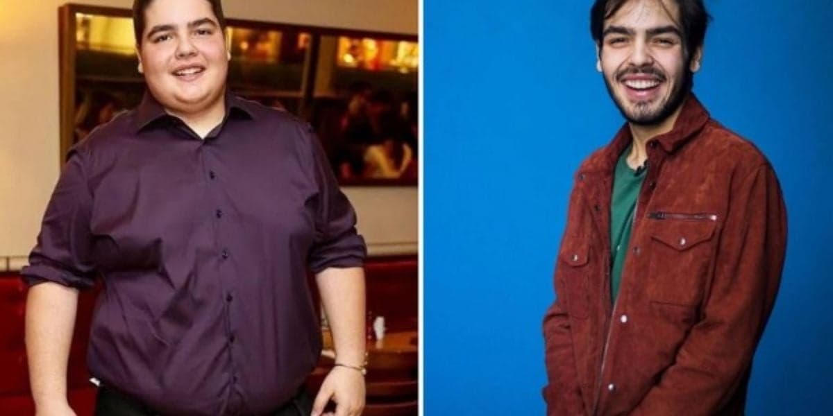 João Guilherme antes e depois - Foto: Reprodução João Guilherme antes e depois - Foto: Reprodução