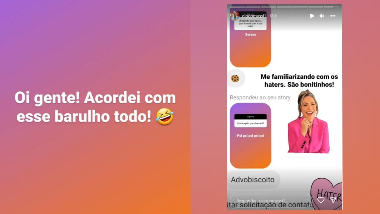 Diogo Mussi debocha de haters (Foto: Reprodução/Instagram) Diogo Mussi debocha de haters (Foto: Reprodução/Instagram)