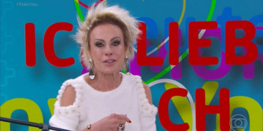 Ana Maria Braga se emociona no Mais Você