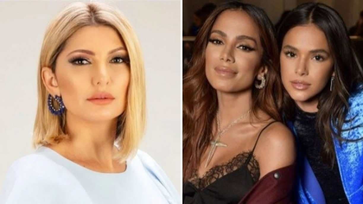Antonia Fontenelle atacou Bruna Marquezine contra Anitta (Foto: Reprodução) Antonia Fontenelle atacou Bruna Marquezine contra Anitta (Foto: Reprodução)