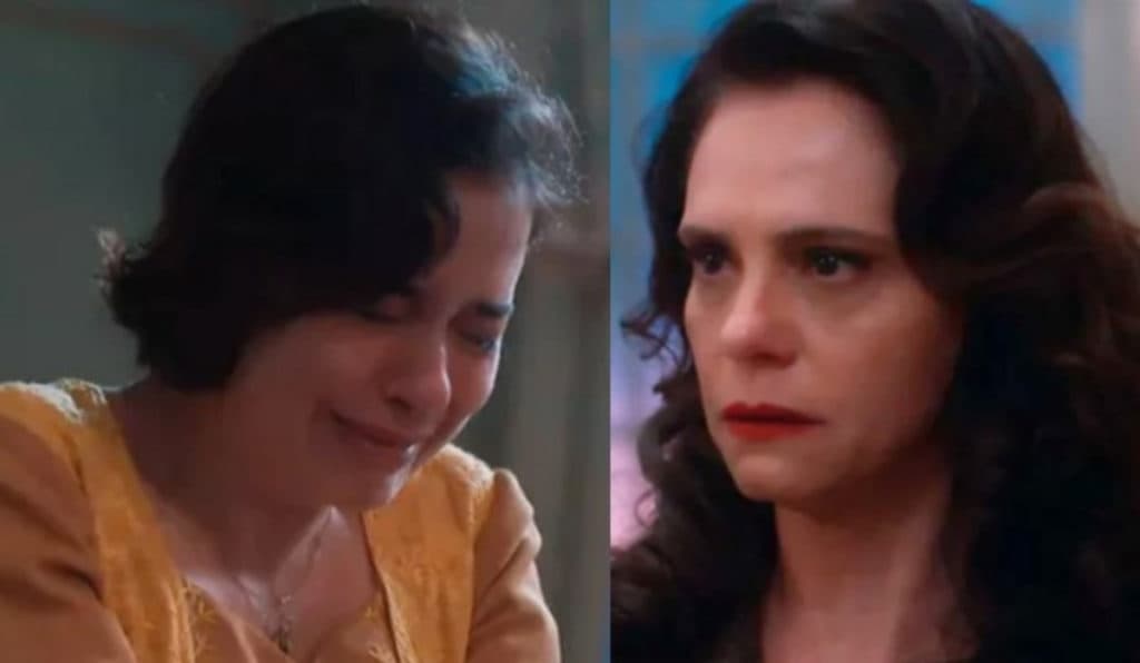 Além da Ilusão - De joelhos, Heloísa se humilha e suplica por perdão de Violeta: "Estava cega"