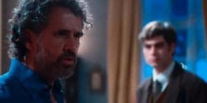 Davi (Rafael Vitti) pedirá ajuda de pessoa próxima a Matias (Antonio Calloni) para incriminá-lo em Além da Ilusão (Foto: Reprodução / Globo) Davi (Rafael Vitti) pedirá ajuda de pessoa próxima a Matias (Antonio Calloni) para incriminá-lo em Além da Ilusão (Foto: Reprodução / Globo)