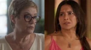 Mariana (Selma Egrei) brigará com Filó (Dira Paes) por herança do 'rei do gado' em Pantanal (Foto: Reprodução / Globo) Mariana (Selma Egrei) brigará com Filó (Dira Paes) por herança do 'rei do gado' em Pantanal (Foto: Reprodução / Globo)