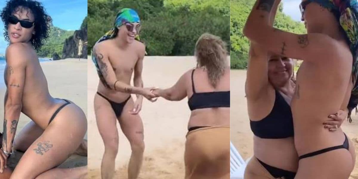 Mãe expõe fotos sensuais de Pabllo Vittar em Fernando de Noronha Mãe expõe fotos sensuais de Pabllo Vittar em Fernando de Noronha